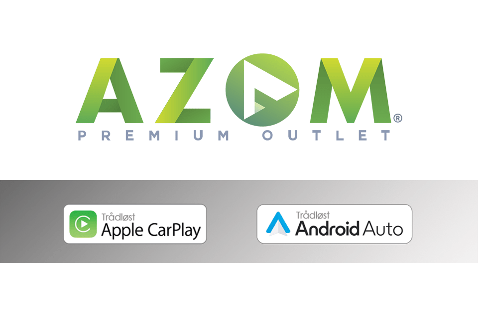 AZOM CARPLAY og ANDROID AUTO